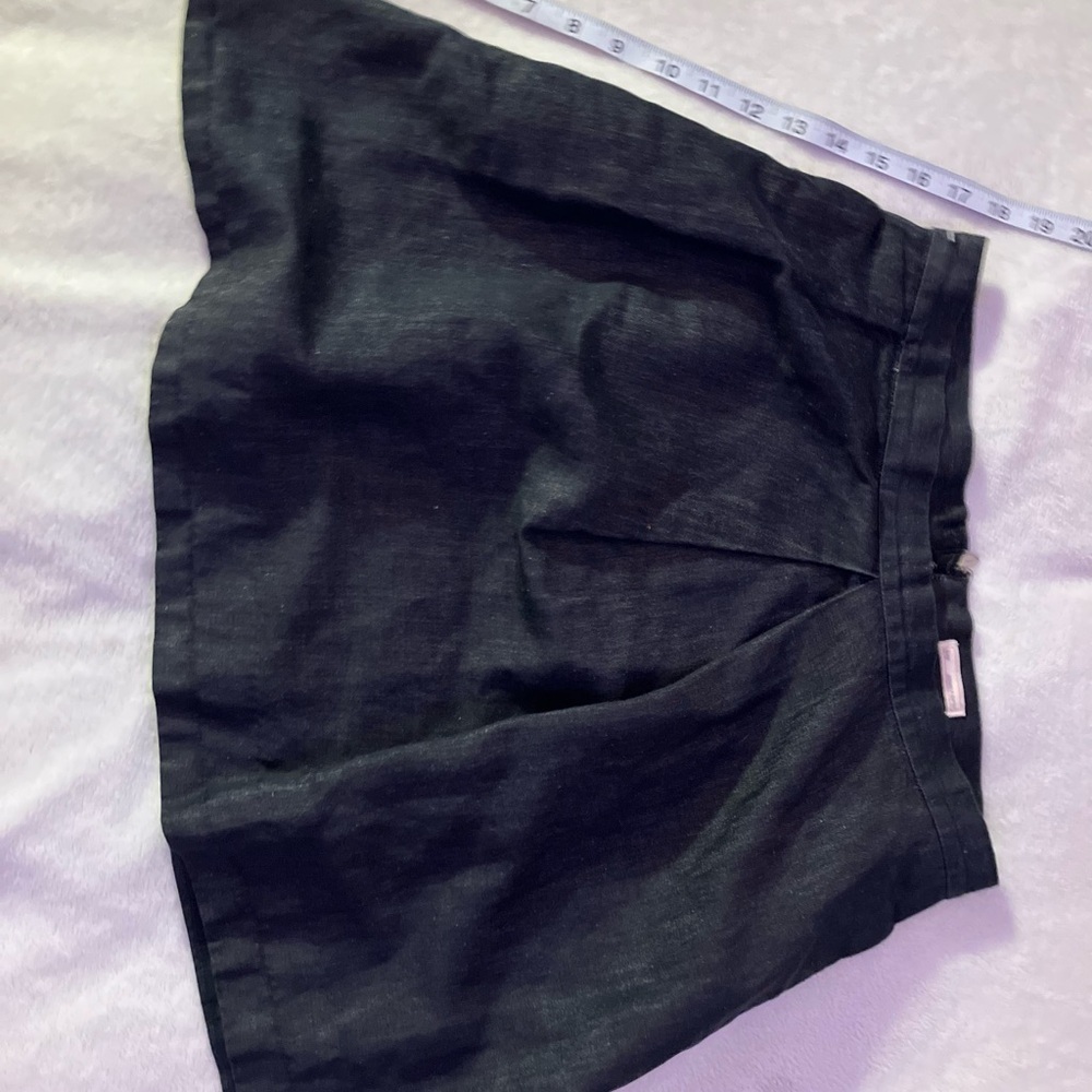 GAP Designed & Crafted Black A-Line Mini Skirt High Waist Premium Denim Small - Picture 5 of 6